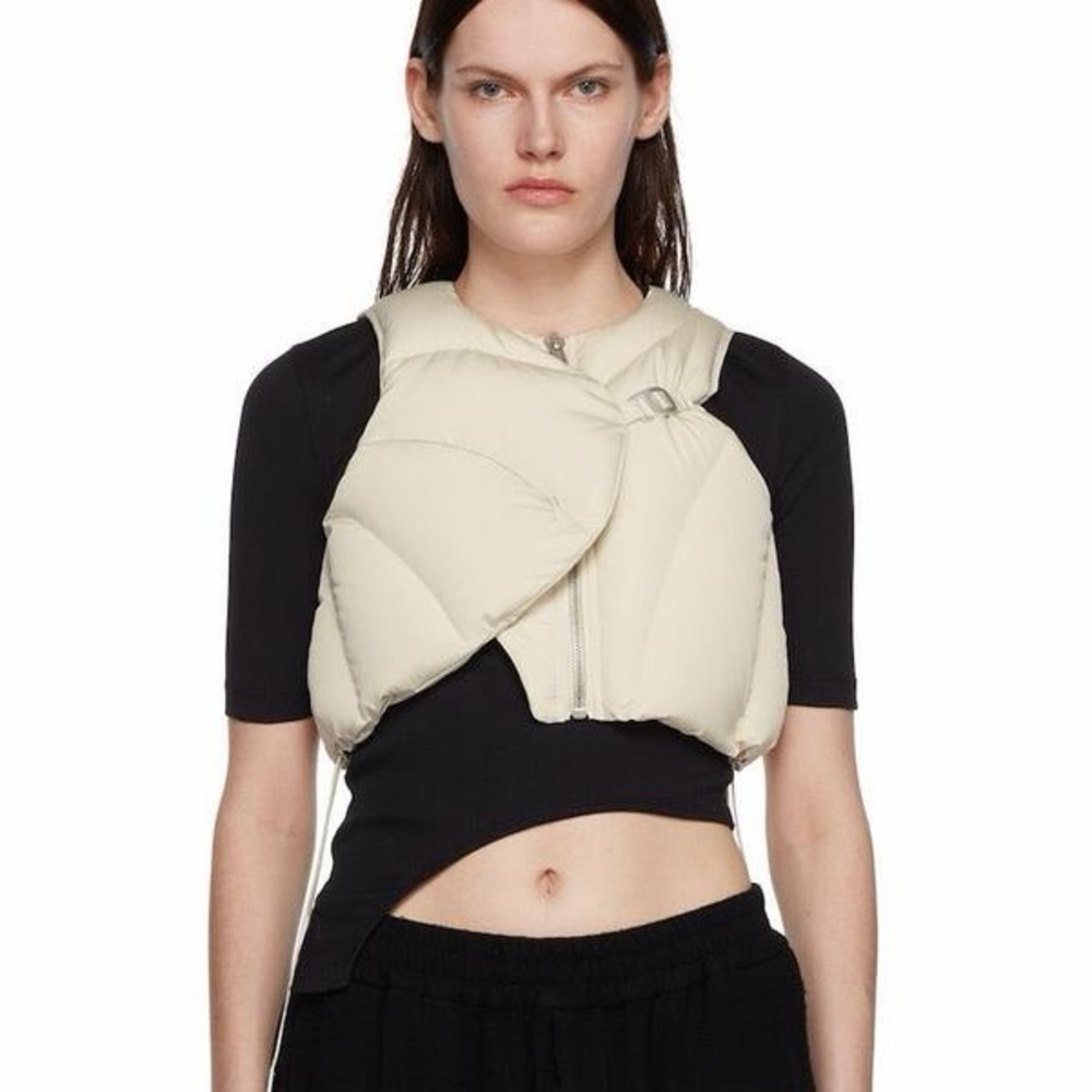 NWT Heliot Emil Cropped Puffer Vest Sz 36